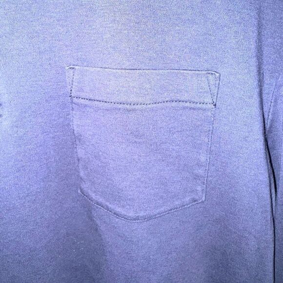 Navy Brax Philip L/S Jersey Polo Shirt Size M - Picture 4 of 9